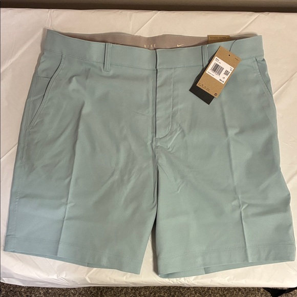 Nike Other - Nike Men's Light Aqua Flat Front Golf Shorts